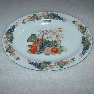 Bountiful Harvest 14" stoneware serving platter